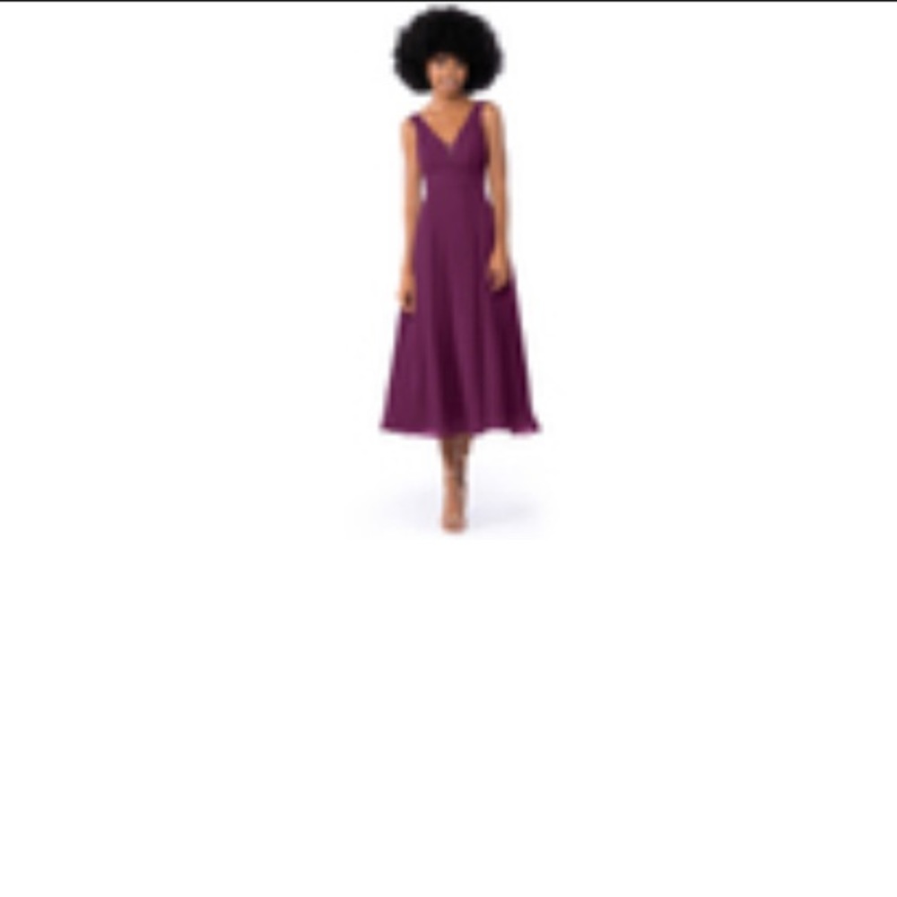 NWT Azazie Bridesmaids Armadi Raspberry color midi